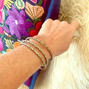 Vintage ‘silver’ bangle bracelets